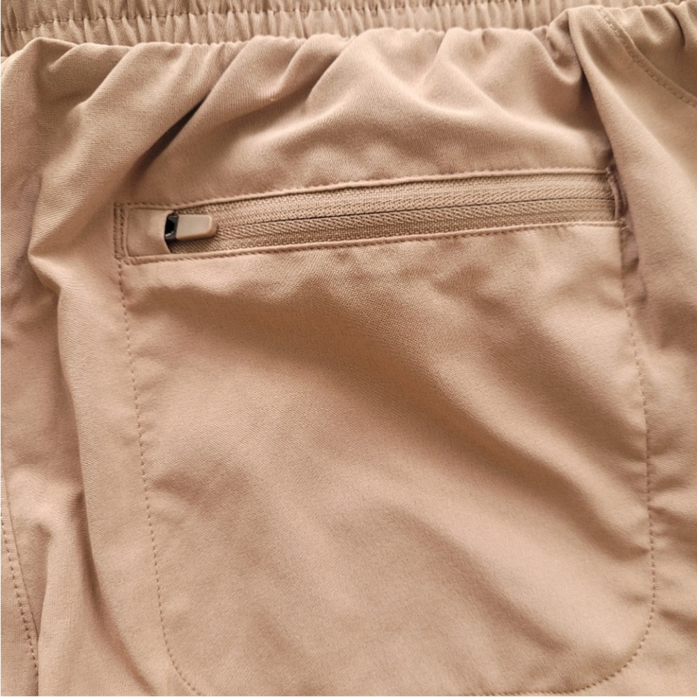 New! Women's All in Motion Tapered Stretch Woven Workout Pants Taupe XXL - Picture 4 of 10